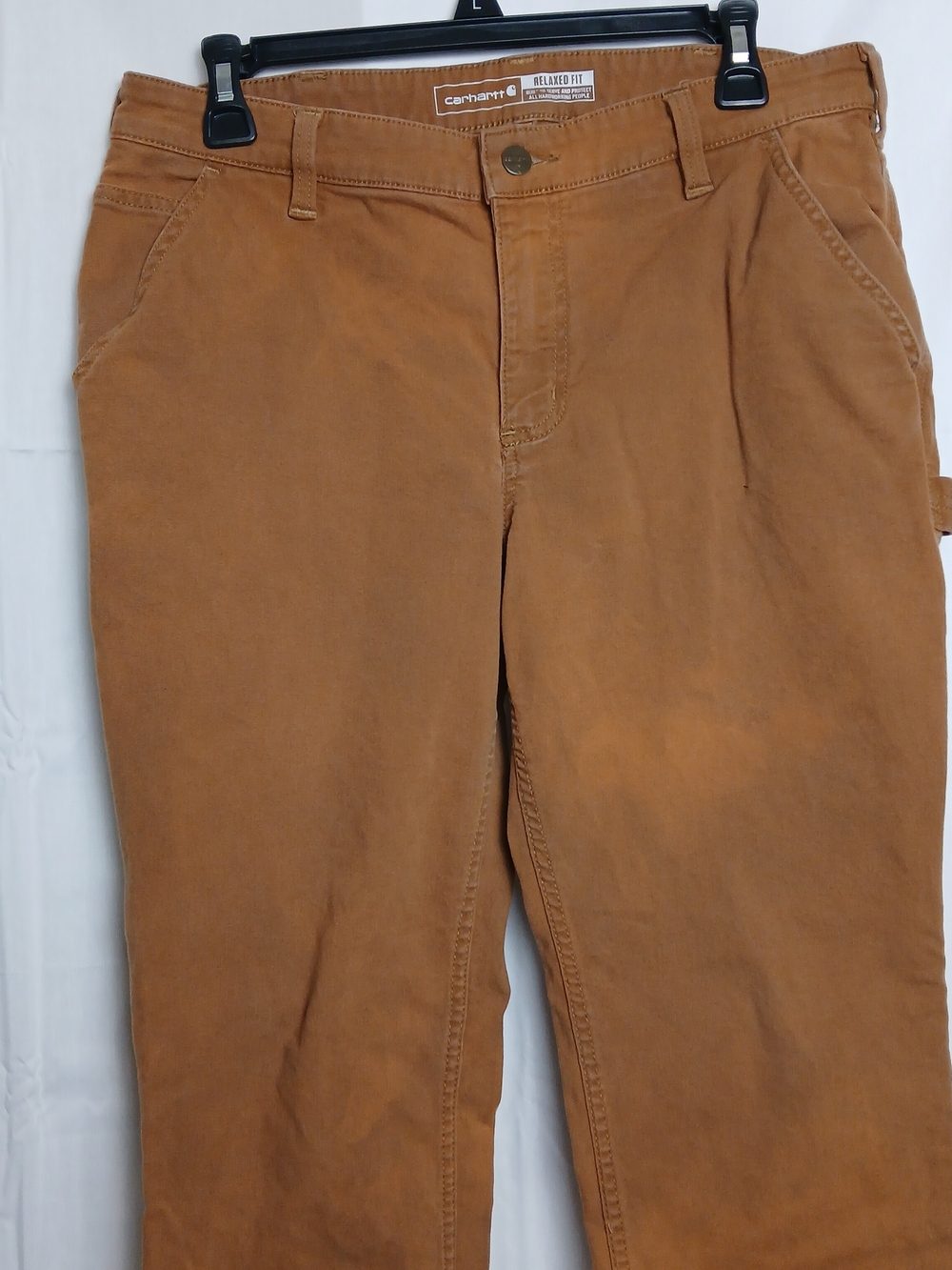 Carhartt Women's Relaxed Fit Twill Double-Front Work Pants - Size 10 - Picture 2 of 7